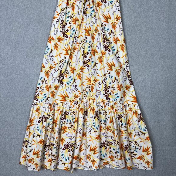 A.L.C. Lilah Floral Sleeveless Maxi Dress Size 2 Side Pockets - Picture 4 of 11